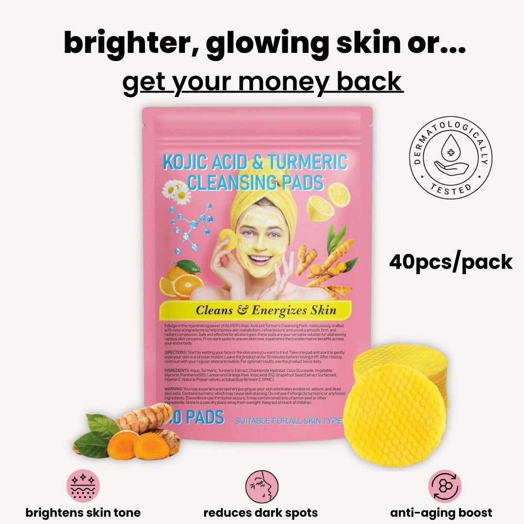 Pro-Strength Turmeric + Kojic Acid Pads — Brighten, Clarify & Even Tone Like a Pro