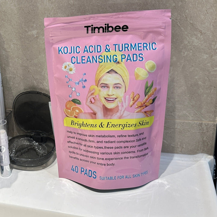 Pro-Strength Turmeric + Kojic Acid Pads — Brighten, Clarify & Even Tone Like a Pro