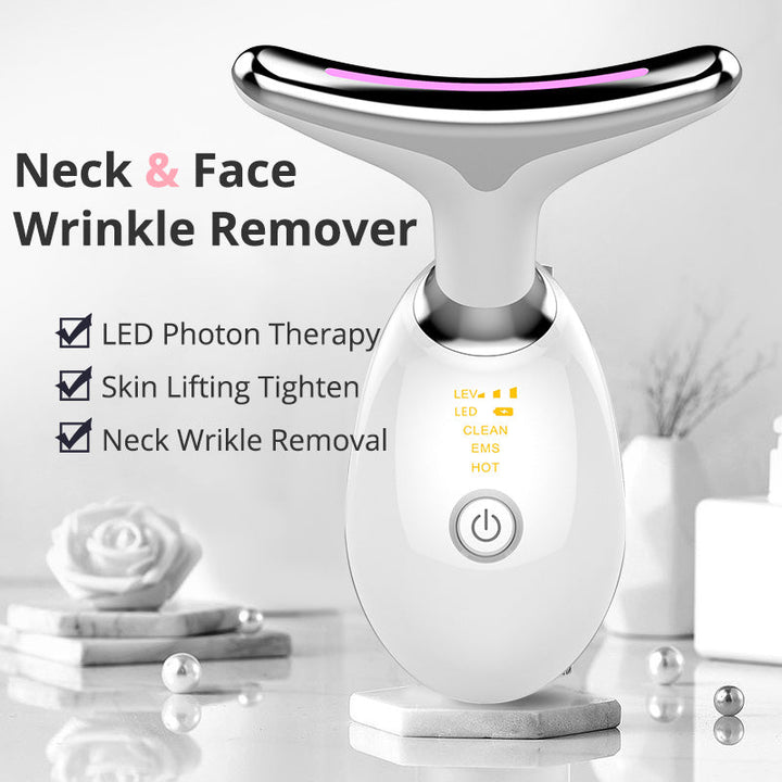 EMS RED LIGHT FACE & NECK LIFT – WRINKLE REMOVER & SKIN TIGHTENER